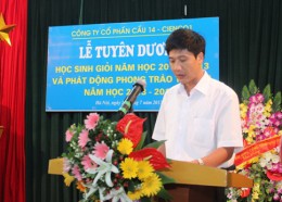 lễ tuyên dương học sinh giỏi năm học 2012 – 2013