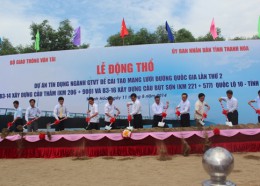 Lễ động thổ cầu bút sơn – thanh hoá