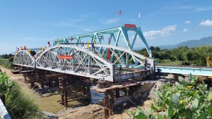Sau khi thay dầm cầu đường sắt Sông Quao